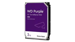 Hårddisk, WD Purple Pro, 3.5", 3TB, SATA III
